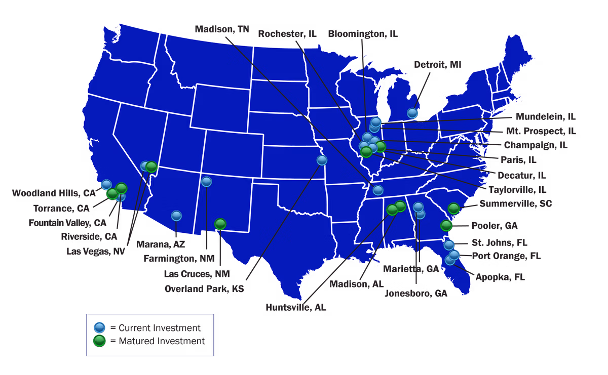 Real Estate Investment Map - Q1 2025 - SLF Investments